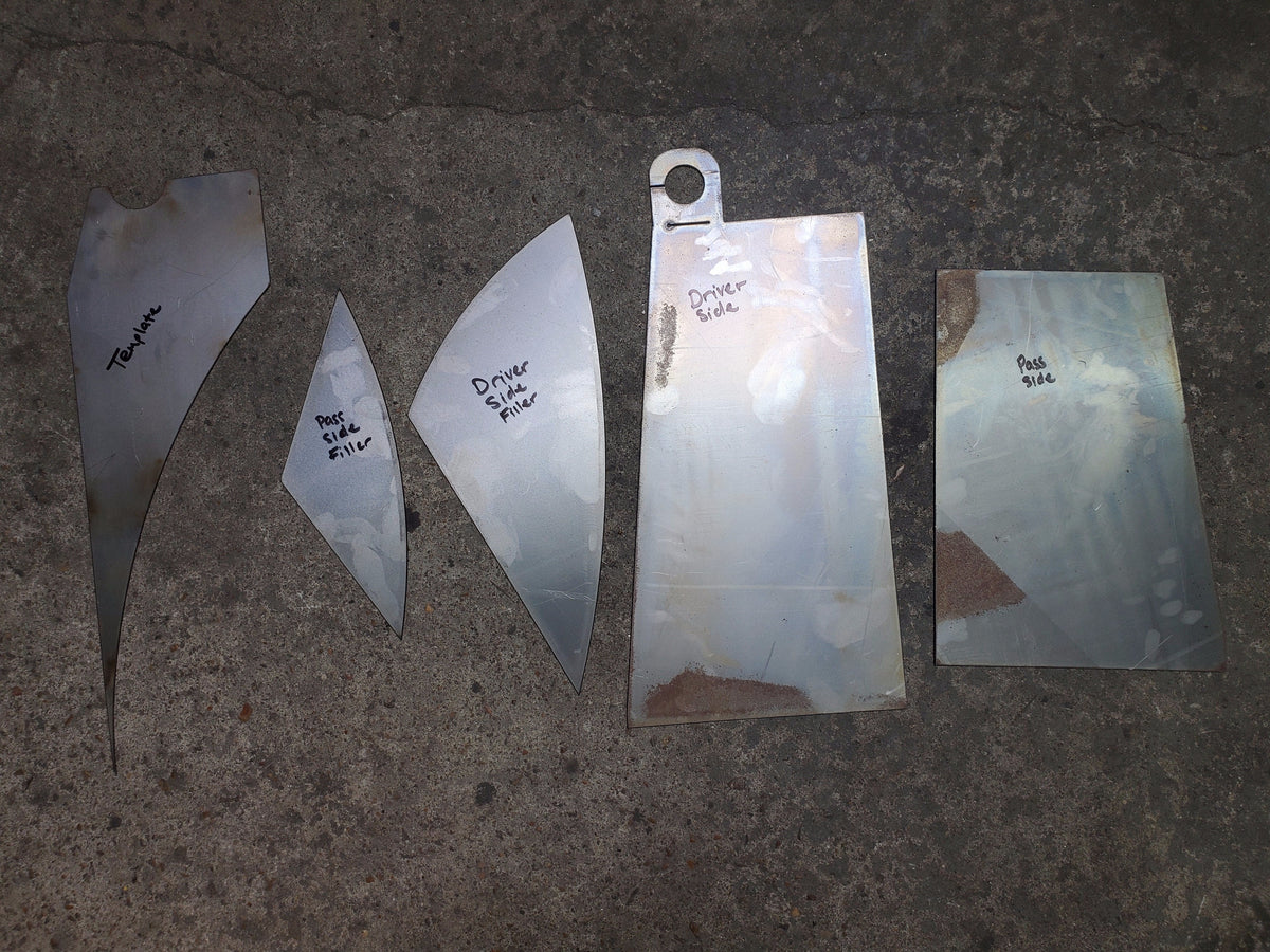 2007-2013 Silverado Sierra Fire wall Plates for Bagged & Dropped Trucks - Reklez Suspension Works