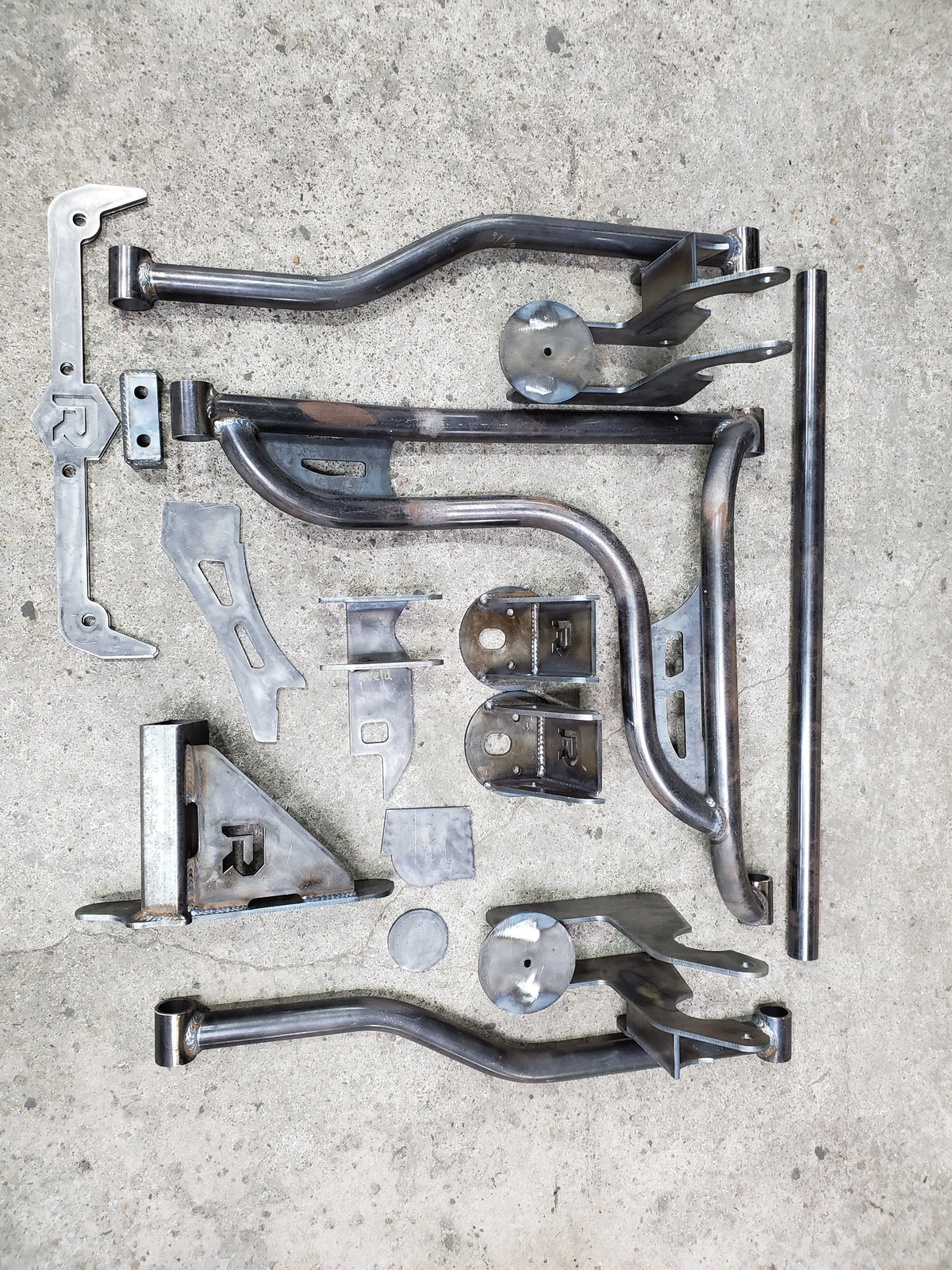 2007-2013 Silverado Sierra Rear Airbag Suspension Kit For Big Lip Billet Wheels 3 Link Wishbone Kit - Reklez Suspension Works