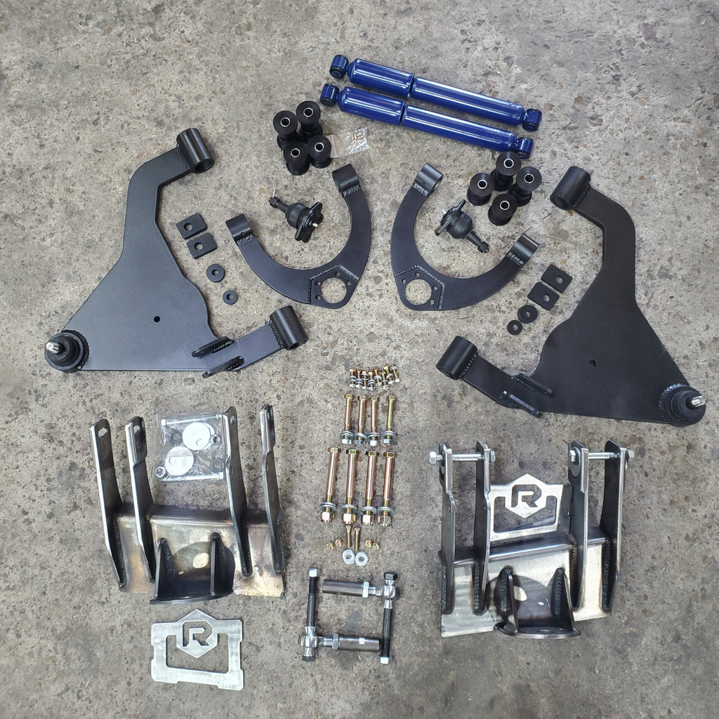 2009-2018 Dodge Ram Front Air Suspension Kit 4th Gen 1500 2wd - Reklez Suspension Works