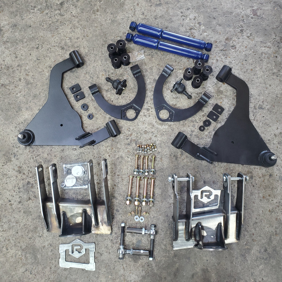 2009-2018 Dodge Ram Front Air Suspension Kit 4th Gen 1500 2wd - Reklez Suspension Works