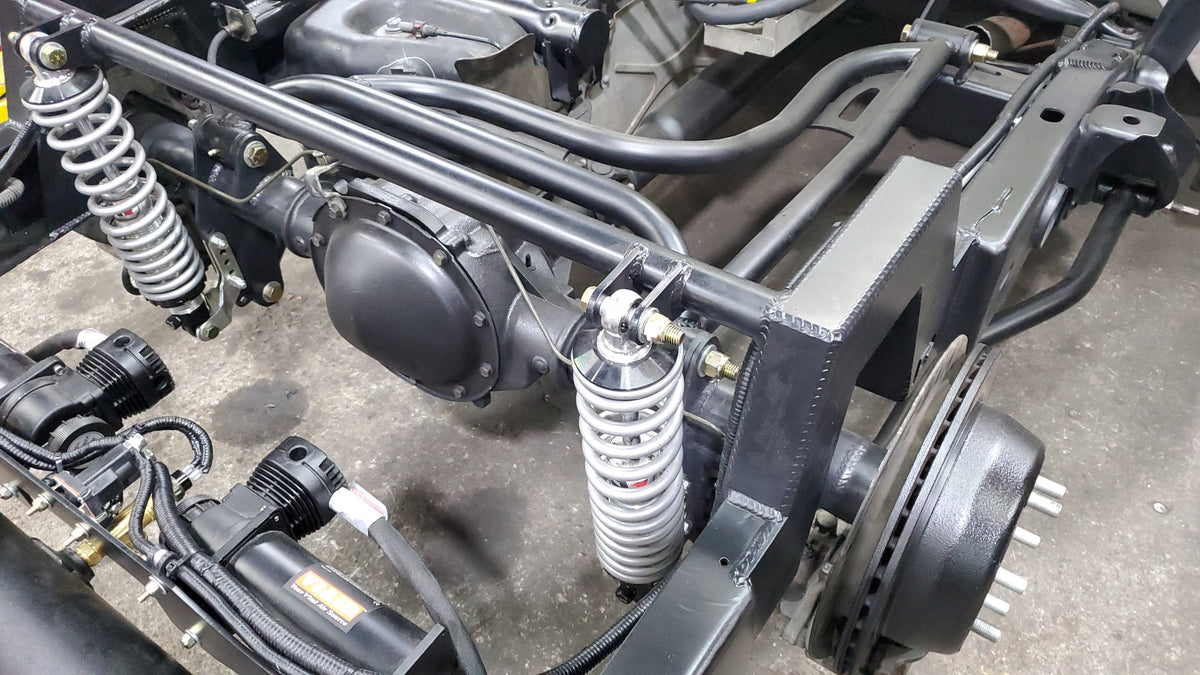 1999-2006 Silverado Sierra Narrowed Monster Notch for Coil overs Airbag Suspension - Reklez Suspension Works - view 2
