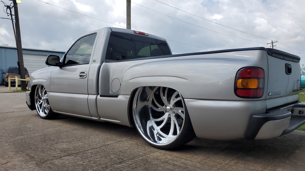 1999-2006 Silverado Sierra Narrowed Monster Notch for Coil overs Airbag Suspension - Reklez Suspension Works - view 3