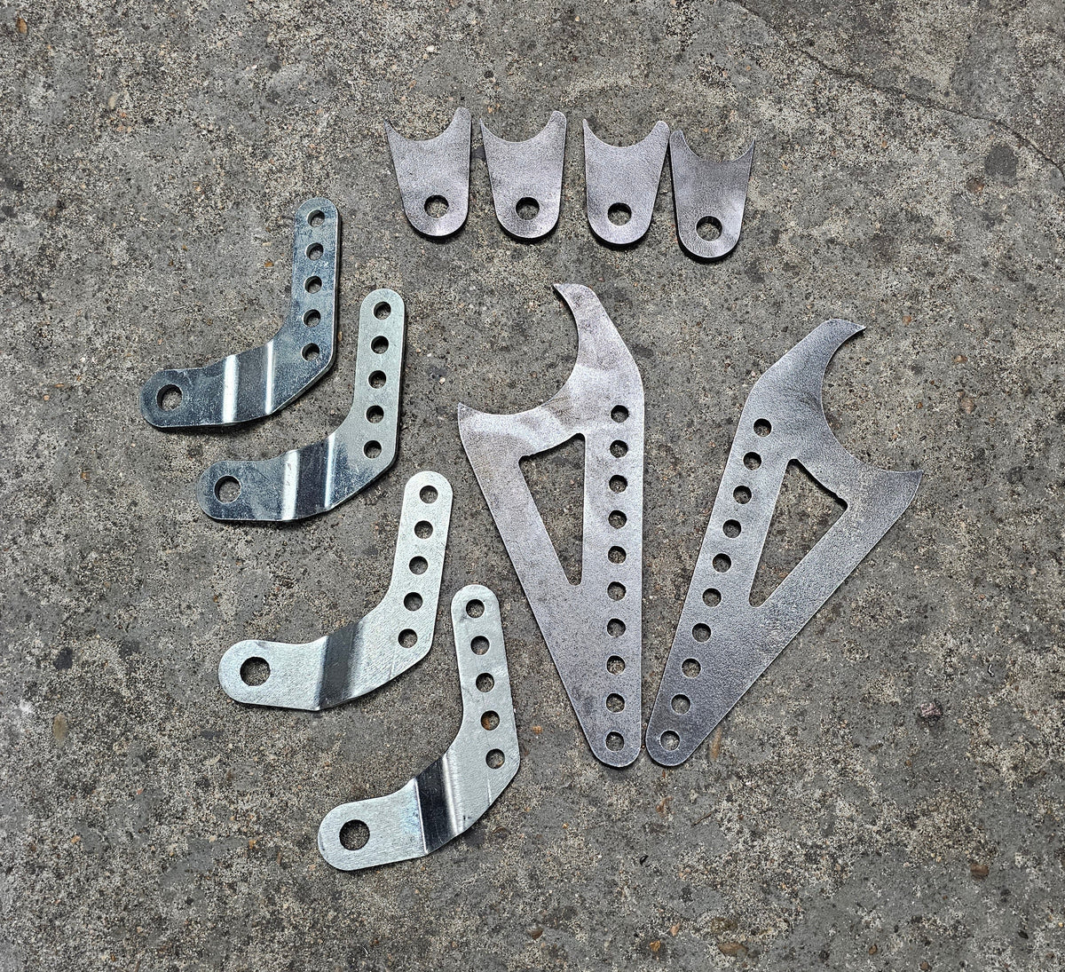 2007-2013 Silverado Sierra Reklez Shock Relocation Kit Brackets Only - Reklez Suspension Works