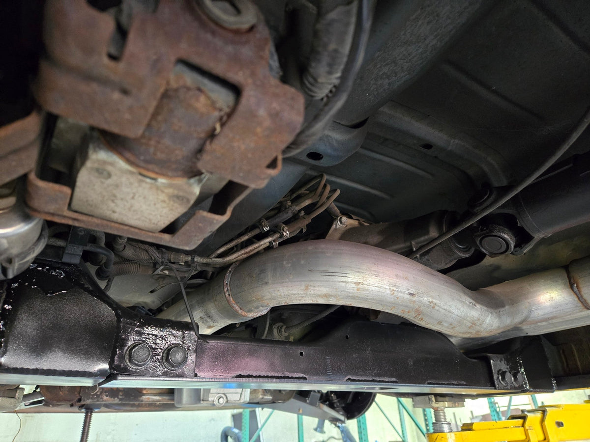 1999-2006 Silverado Raised Transmission Crossmember Plates - Reklez Suspension Works - view 8