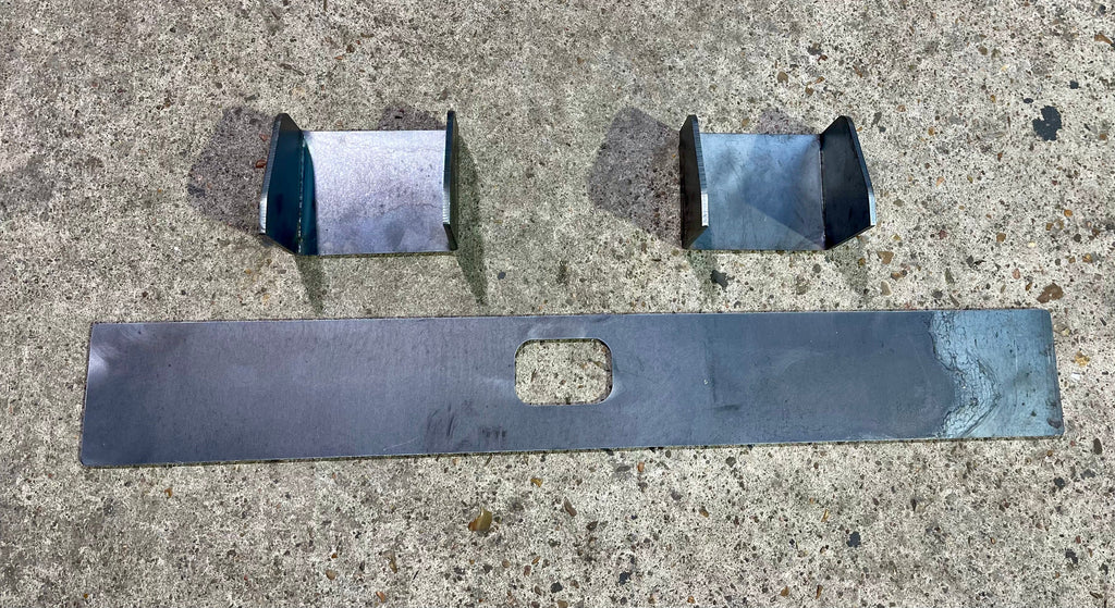 1999-2006 Silverado Raised Transmission Crossmember Plates - Reklez Suspension Works