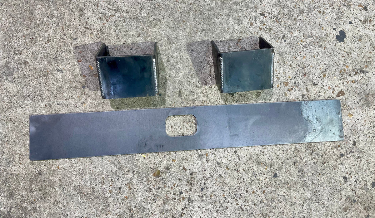 1999-2006 Silverado Raised Transmission Crossmember Plates - Reklez Suspension Works - view 2