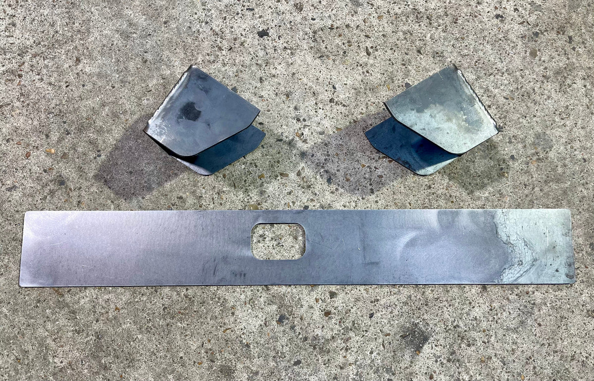 1999-2006 Silverado Raised Transmission Crossmember Plates - Reklez Suspension Works - view 3