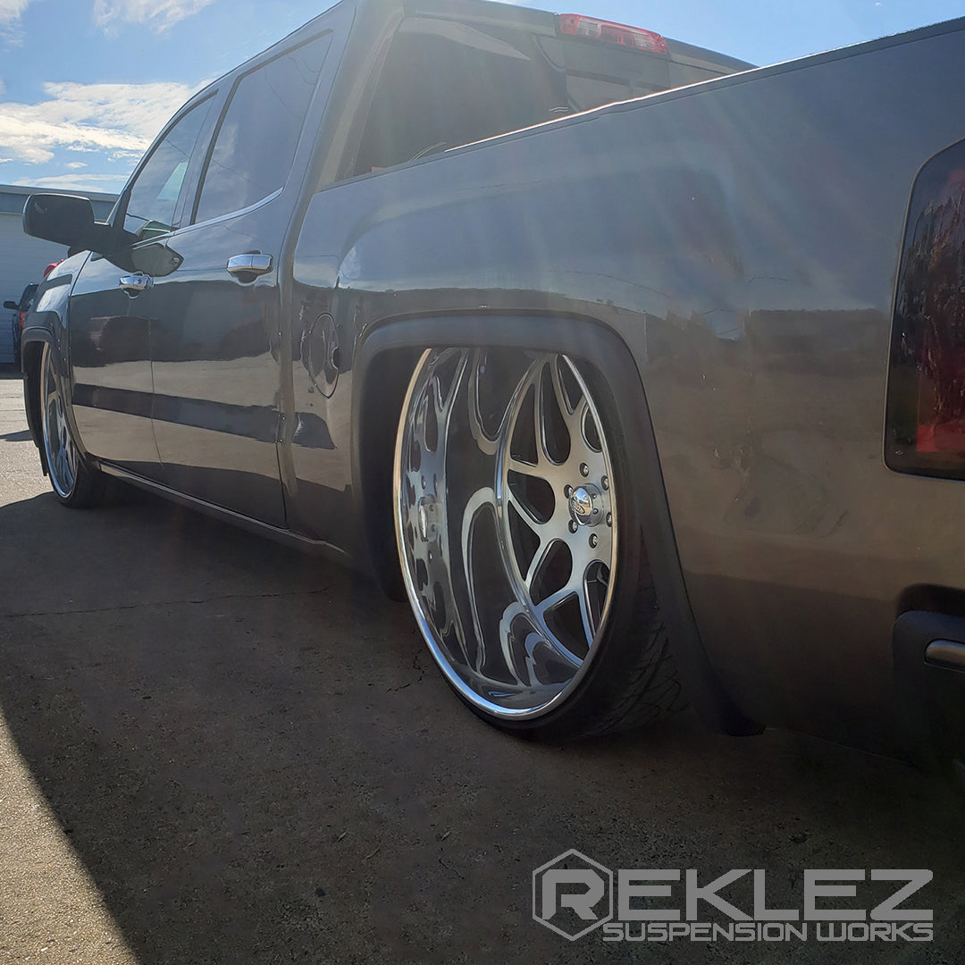 2014-2018 Silverado Sierra Rear Coil Over Conversion Kit 3 Link Wishbone For Billet Wheels - Reklez Suspension Works - view 4