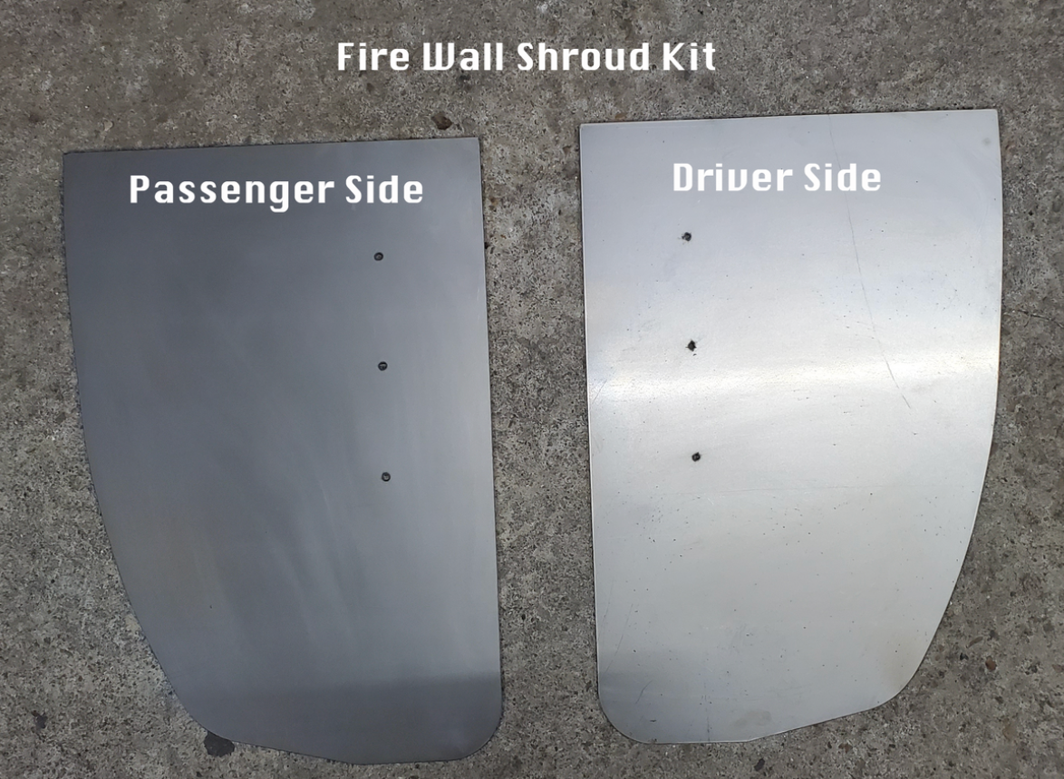 1999-2006 Silverado Sierra Firewall Shrouds Bagged or Dropped - Reklez Suspension Works