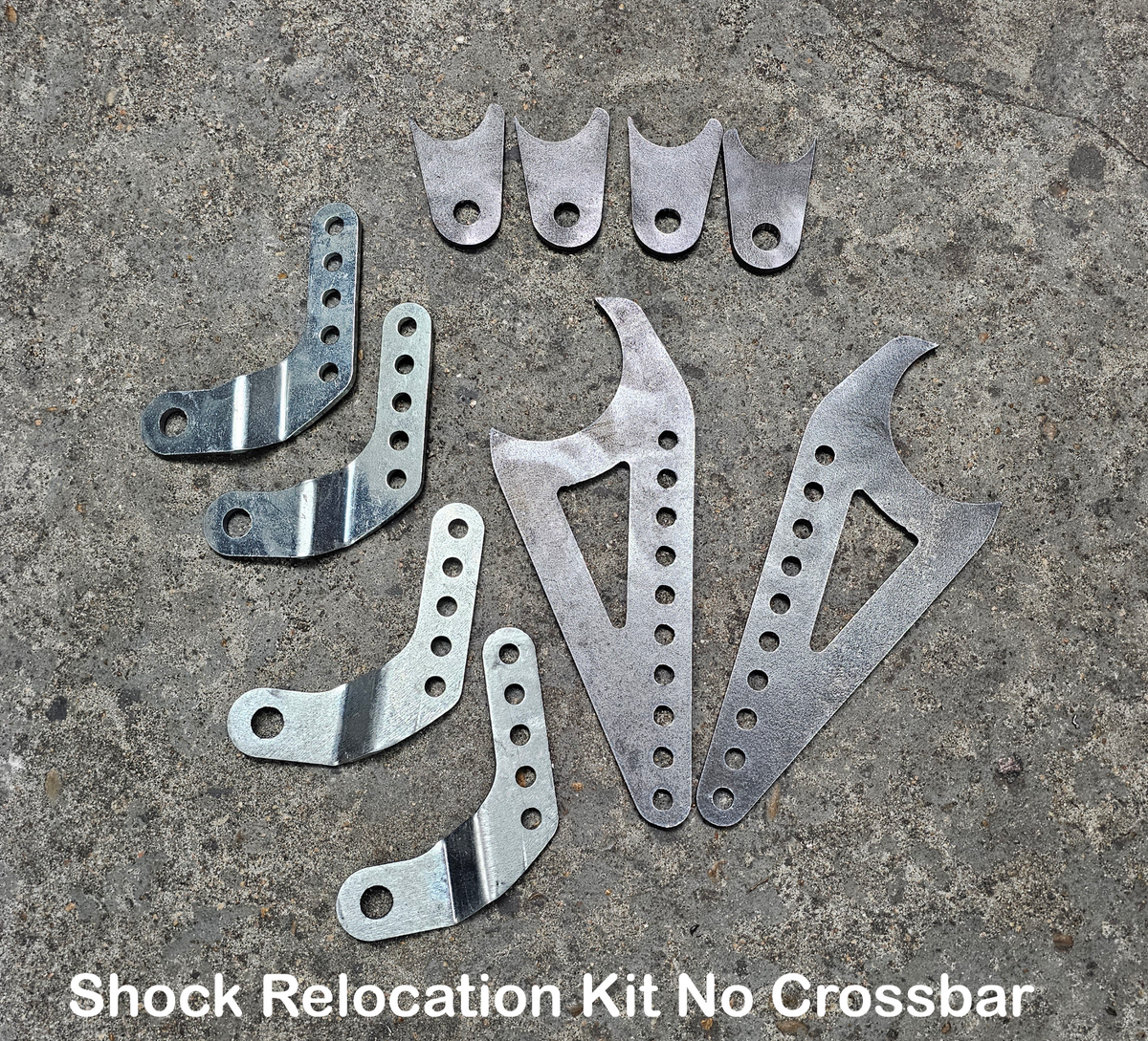 1988-1998 Silverado Sierra 1500 Reklez Shock Relocation Kit Brackets Only - Reklez Suspension Works - view 5