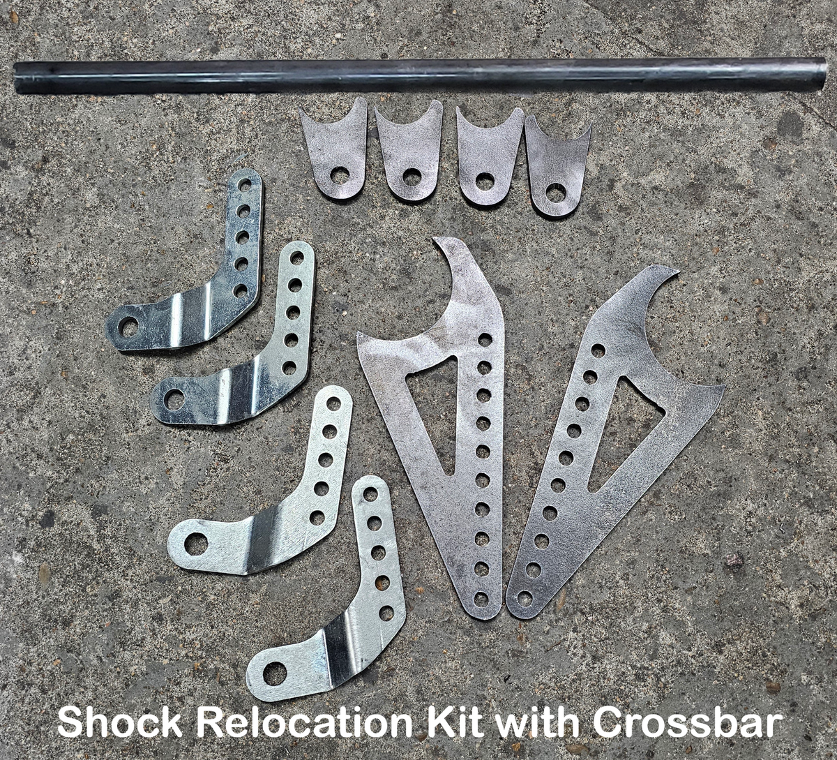 2007-2013 Silverado Sierra Reklez Shock Relocation Kit Brackets Only - Reklez Suspension Works - view 3
