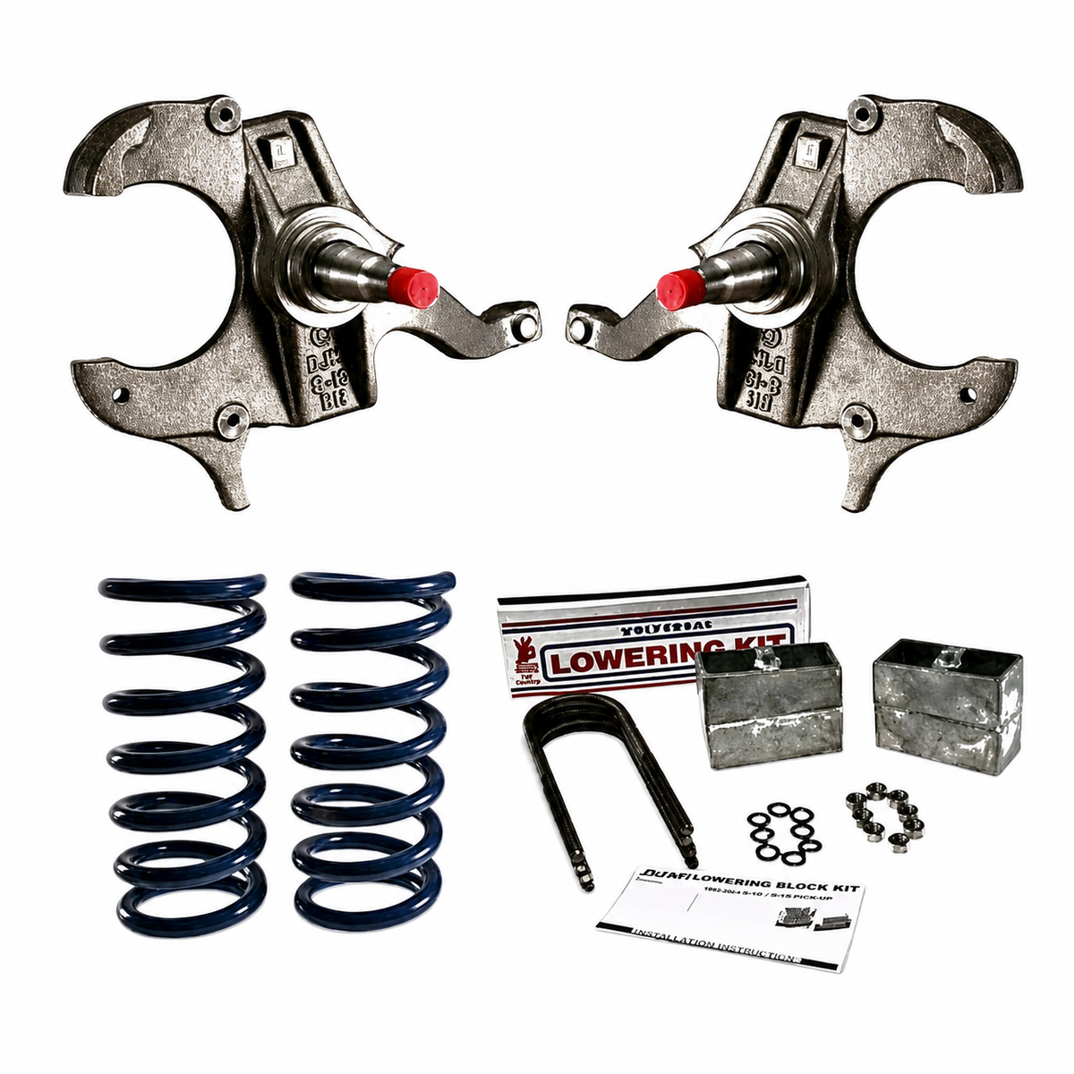 1982 – 2004 S-10 / S-15 Pick Up 3 Inch Front / 4 Inch Rear Complete kit — DJM Suspension DJM2031-3/4