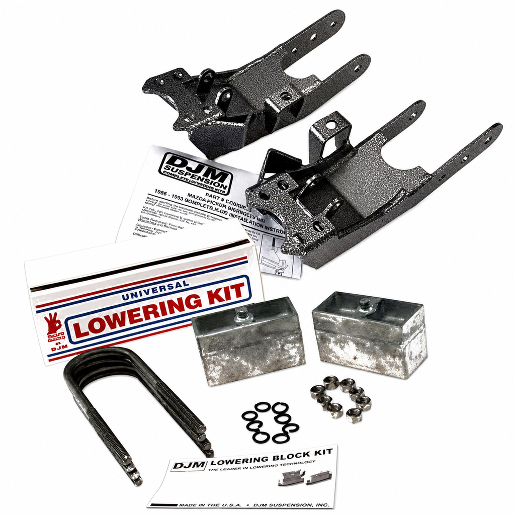 1986 – 1993 Mazda Pick Up 3 Inch front 3 inch rear Complete Lowering Kit (Shocks Included) — DJM Suspension DJM2955-3/3
