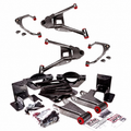 2015-2018 Silverado/Sierra with Aluminum Steering Knuckle Complete 3inch Front/ 4 inch Rear Lowering Kit — DJM Suspension DJM2515-3/4