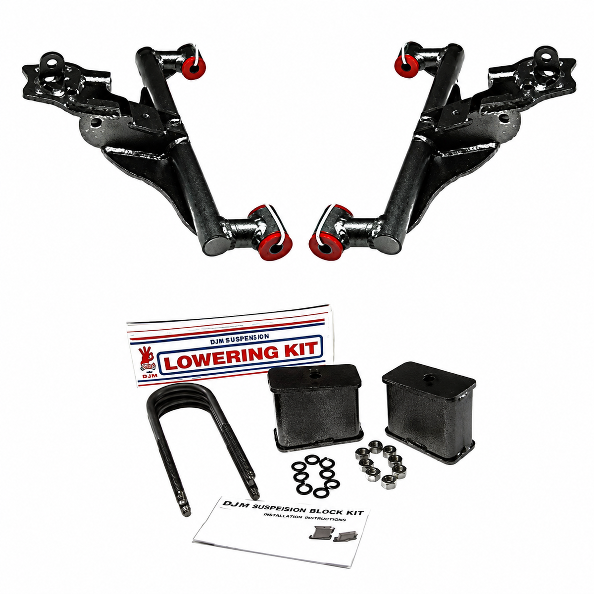 2004 – 2014 Colorado / Canyon 3 Inch/4 Inch Rear Complete Lowering Kit (Shocks Included) — DJM Suspension DJM2400-3/4