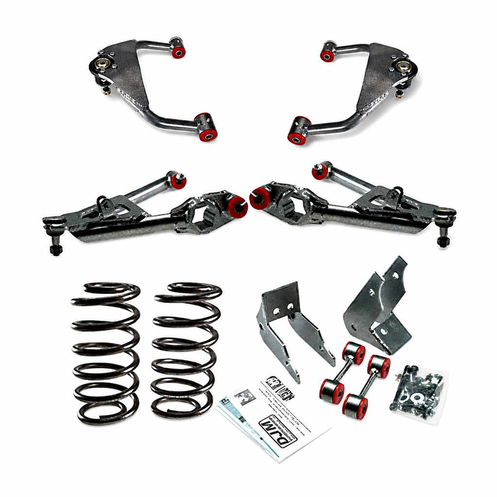 2001 – 2006 Avalanche/Suburban 3inch front/ 3inch rear Lowering Kit (Shocks Included) — DJM Suspension DJM2000-3/3+