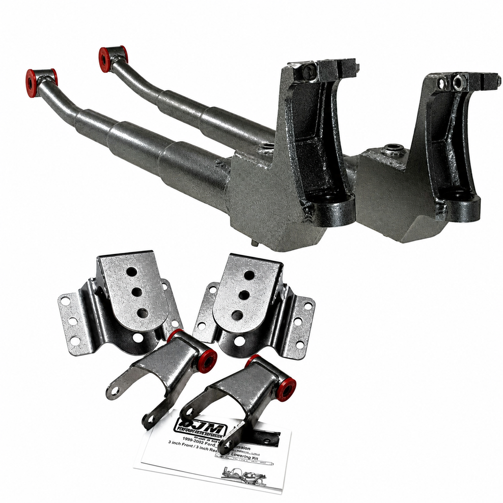 1999-2002 Ford Excursion 3 inch Front / 3 inch Rear Lowering Kit — DJM Suspension DJM3016-3/3