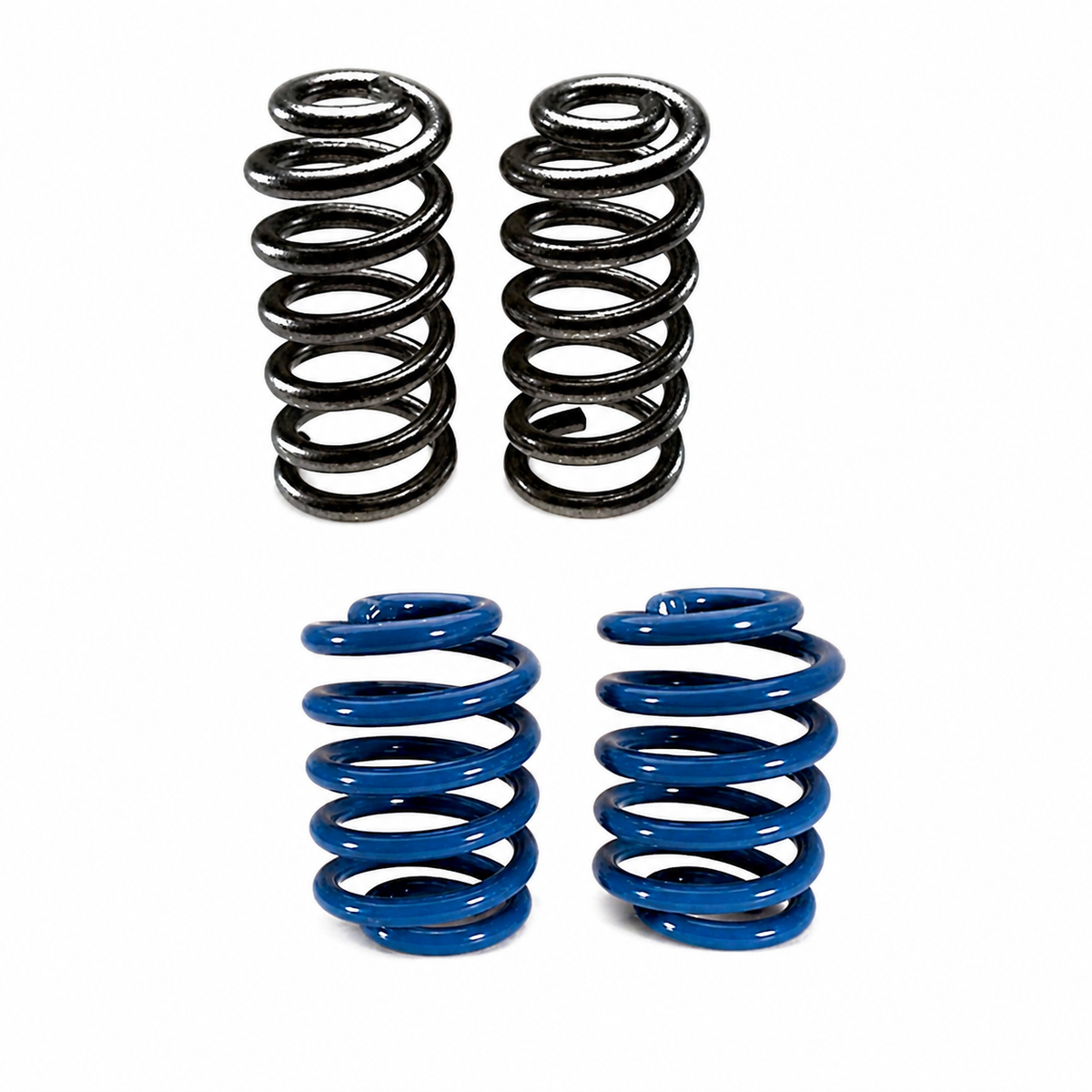 1963-1972 C10 With Coil Spring Rear Drum Brakes 3 Inch Front 4 Inch Rear Complete Lowering Kit Shocks Included — DJM Suspension DJM2354-3/4
