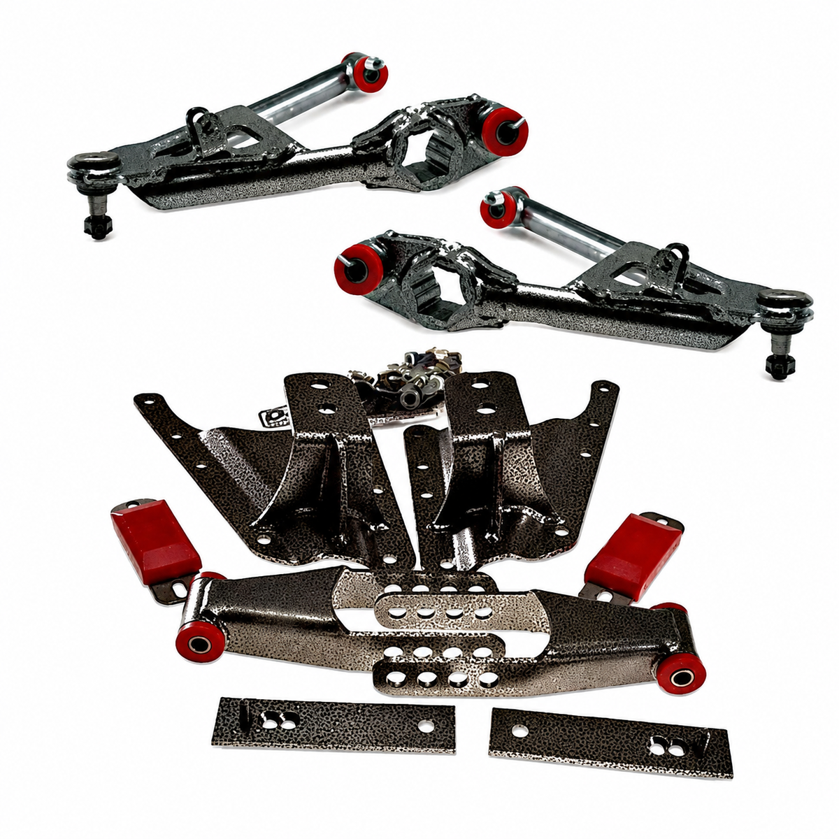 2001 – 2010 Chevy 2500HD/3500HD Short Bed 3 Inch Front / 5 Inch Rear Complete Lowering Kit (Shocks Included) — DJM Suspension DJMEH2603-3/5