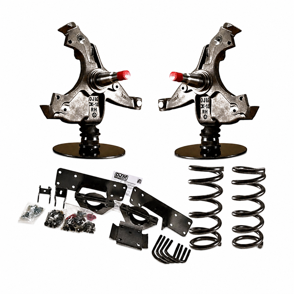 1988-1998 Chevy C1500 Complete 4 inch front 6 inch rear lowering Kit (Shocks Included) — DJM Suspension DJM2056-4/6