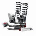 2002-2006 Chevy GMC Silverado Long Bed 2 Inch Front 4 Inch Rear Lowering Kit Coil Springs Shocks Included — DJM Suspension DJMEH2598-2/4S