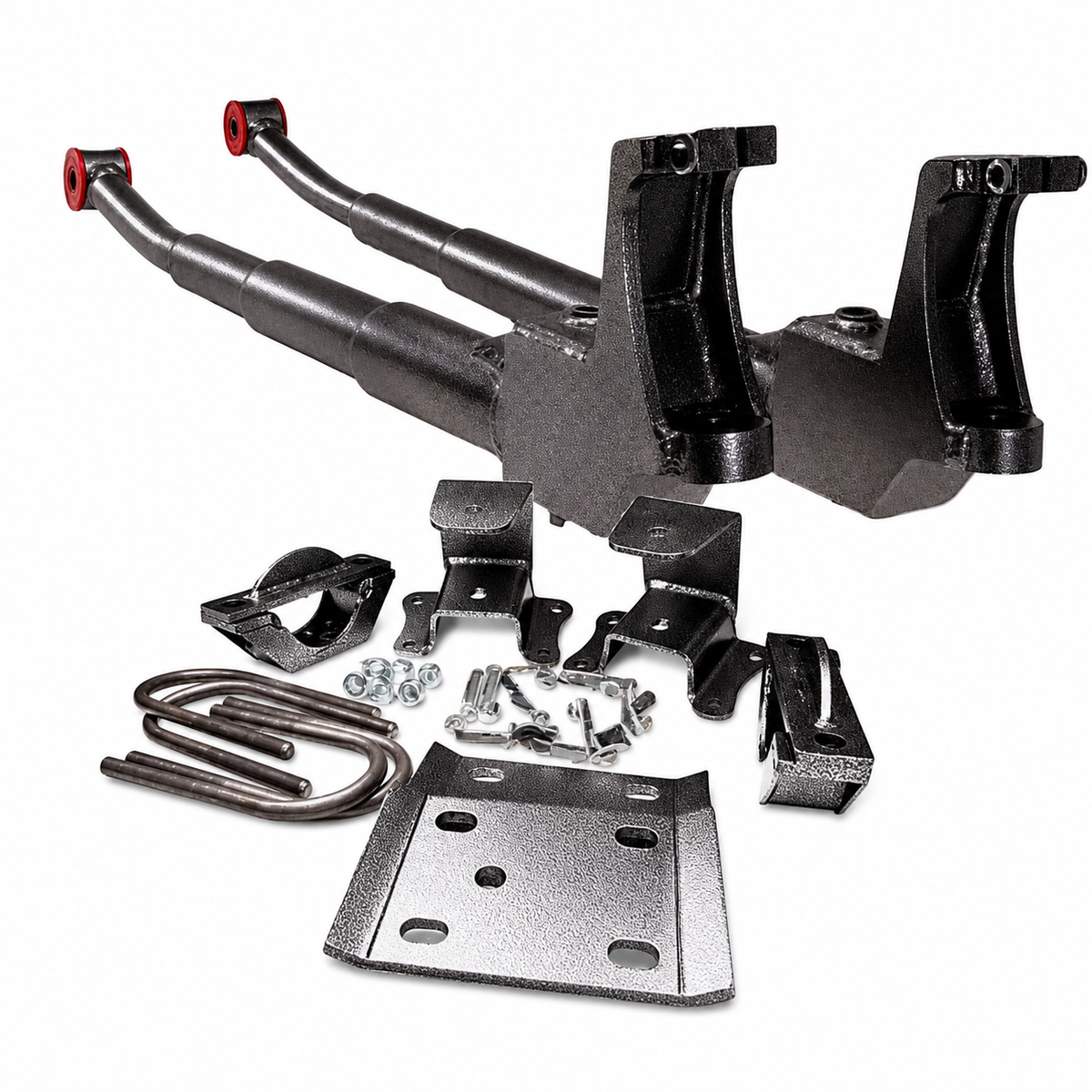 2008-2016 Ford F250/F350 Superduty 3inch Front/5inch Rear Lowering Kit (Shocks Included) — DJM Suspension DJM3018-3/5