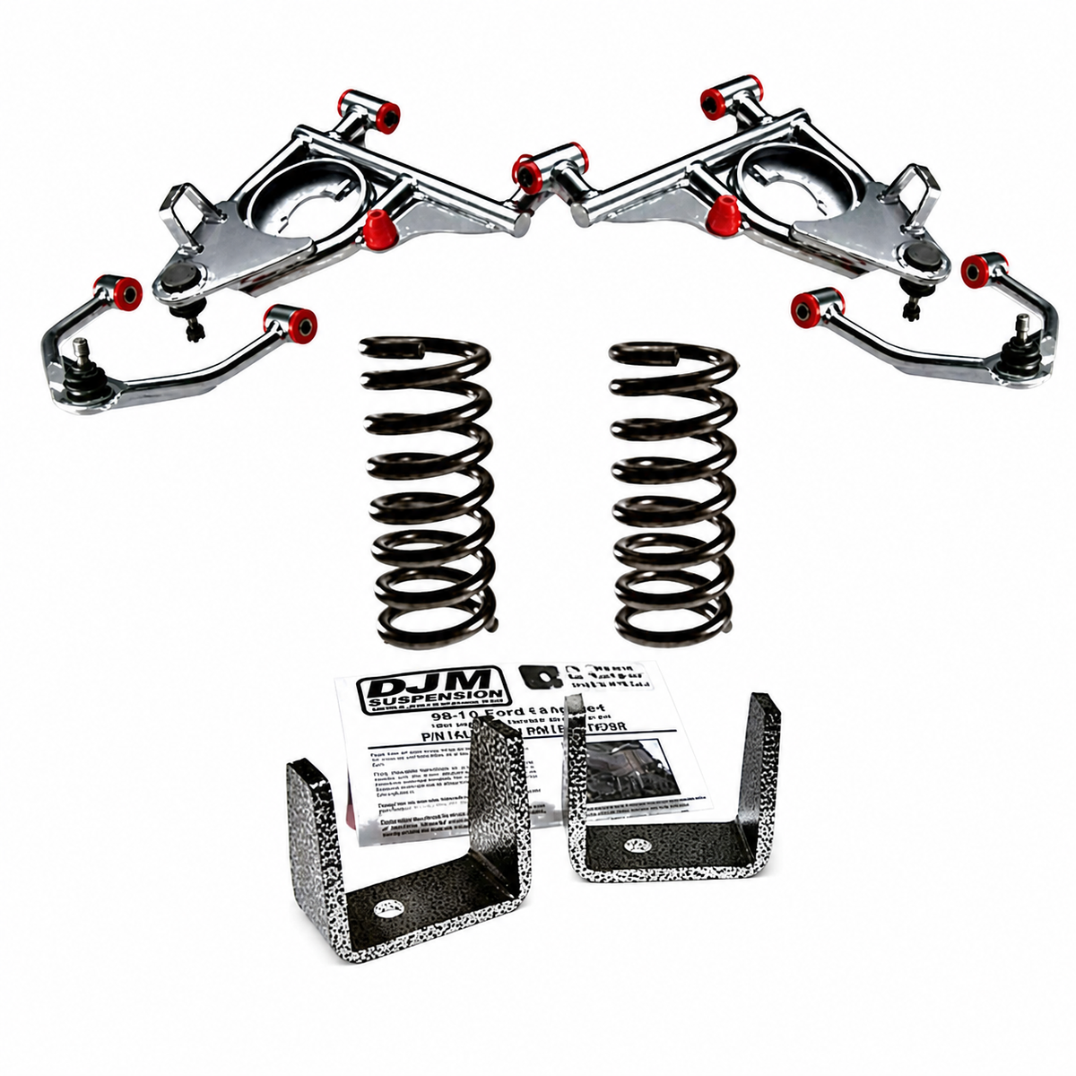 1998-2010 Ford Ranger 4 inch Front / 5 inch Rear Complete Lowering Kit (Shocks Included) — DJM Suspension DJM3098-4/5
