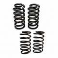 1963-1972 C10 with Coil Spring Rear & Drum Brakes 2 inch Front / 3 inch Rear Complete Lowering Kit (Shocks Included) — DJM Suspension DJM2354-2/3