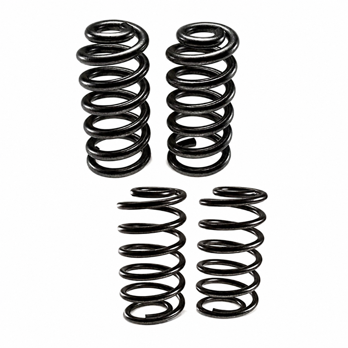 1963-1972 C10 with Coil Spring Rear & Drum Brakes 2 inch Front / 3 inch Rear Complete Lowering Kit (Shocks Included) — DJM Suspension DJM2354-2/3