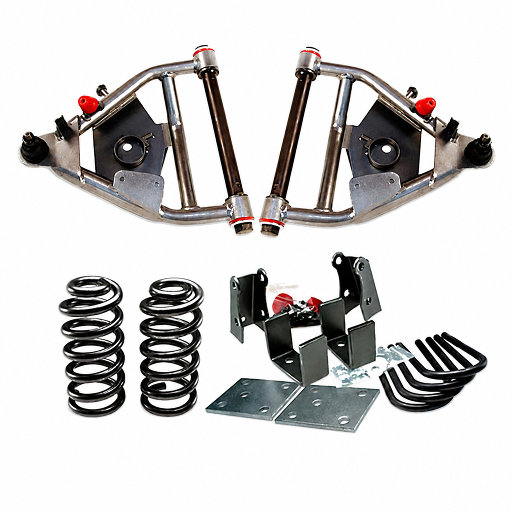 1973-1987 C10 Complete 5 inch Front / 5 inch Rear Lowering Kit (Shocks Included) — DJM Suspension DJM2456-5/5LTD