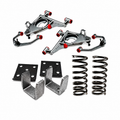 2011 – 2014 Ford Ranger 4 Inch Front and 5 Inch Rear Complete Lowering Kit (Disc brakes rear only) (Shocks Included) — DJM Suspension DJM3010-4/5