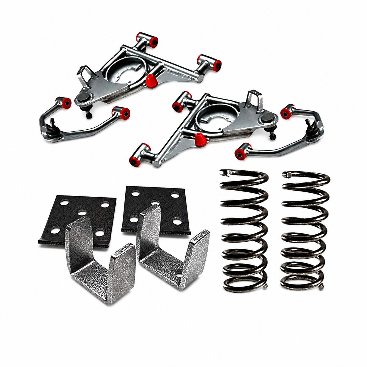 2011 – 2014 Ford Ranger 4 Inch Front and 5 Inch Rear Complete Lowering Kit (Disc brakes rear only) (Shocks Included) — DJM Suspension DJM3010-4/5