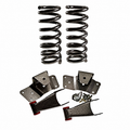 1992-1999 2500/3500 8-Lug Truck 2 inch Front / 4 inch Rear Complete Lowering Kit (Shocks Included) — DJM Suspension DJM2352-2/4