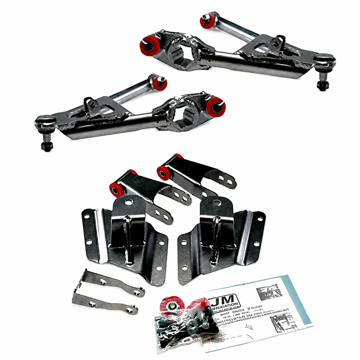 1999-2006 Chevy/GMC Silverado/Sierra (OEM Torsion Bar Front End) 3inch front/ 4inch rear Lowering Kit (Shocks Included) — DJM Suspension DJM2001-3/4