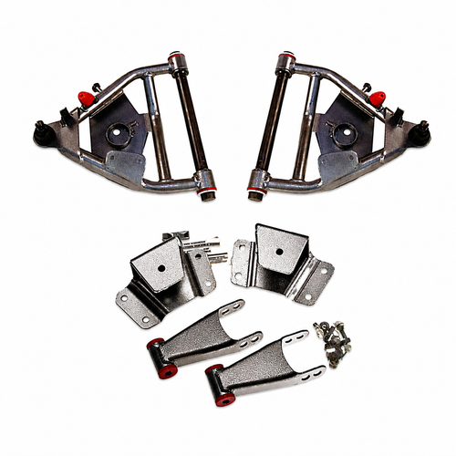 1973-1991 C20/C30 3 inch Front / 4 inch Rear Complete Lowering Kit (Shocks Included) — DJM Suspension DJM2655-3/4