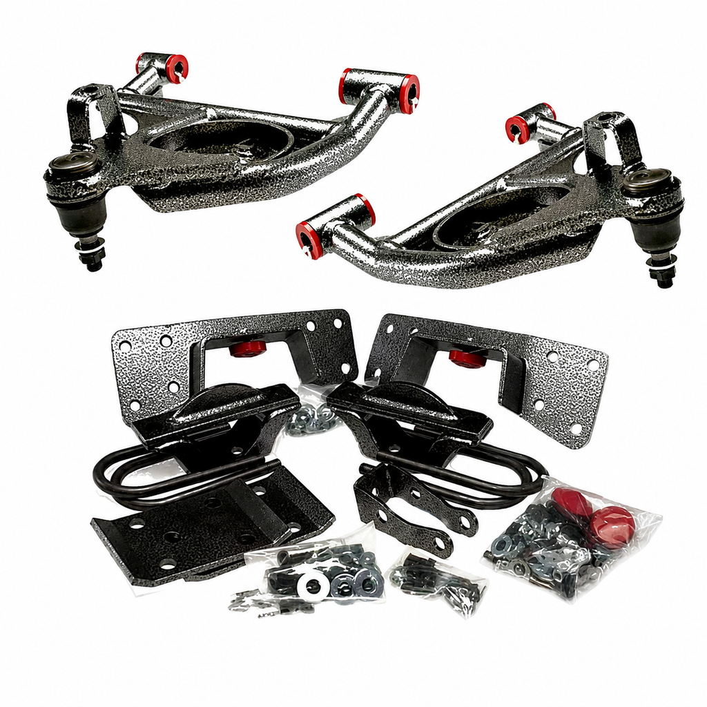 1999 – 2006 Chevy Silverado/Sierra – 4 Inch Front 6 Inch Rear Lowering Kit (Shocks Included) — DJM Suspension DJM2599-4/6