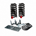 1968-1972 C10 with 2.25 inch Wide Leaf Springs 3 inch Front / 5 inch Rear Complete Lowering Kit (Shocks Included) — DJM Suspension DJM1012-3/5