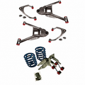 2015-2018 Tahoe/Suburban with Aluminum Steering Knuckle Complete 3inch front/ 4inch Rear Lowering Kit (Shocks Included) — DJM Suspension DJM2015-3/4