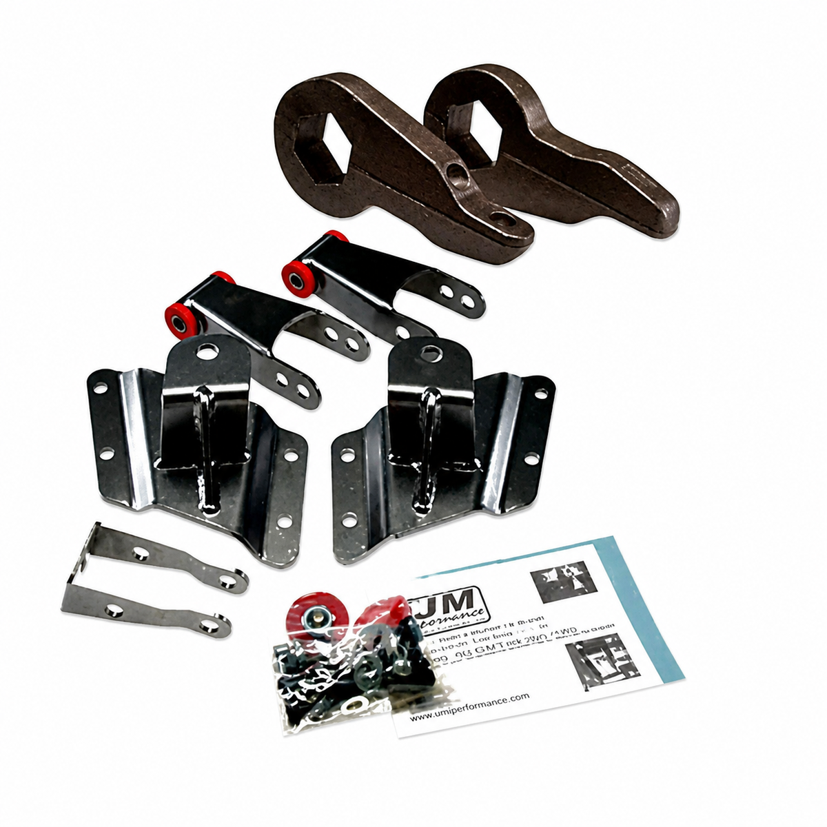 1999 – 2006 4WD Chevy Silverado / Sierra 2 Inch Front 4″ Inch Rear Complete Lowering Kit (Not Crew Cab) (Shocks Included) — DJM Suspension DJM2000-2/4