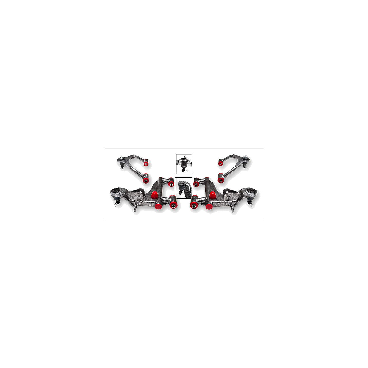 2005 – 2014 Toyota Tacoma Complete 3 Inch Upper & Lower Control Arms — DJM Suspension CA2816-3