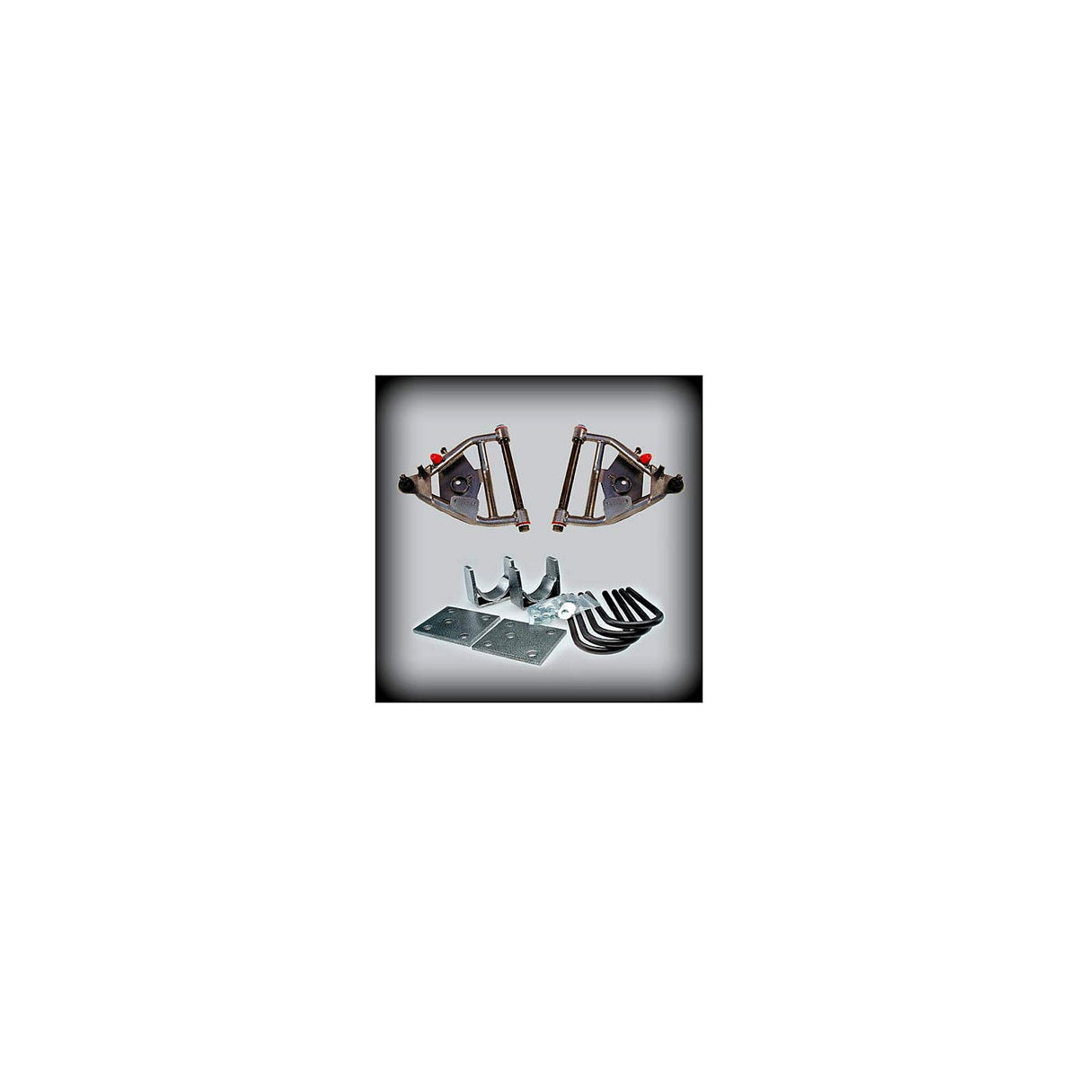1968-1972 C10 with 2.25 inch Wide Leaf Springs & Disk Brakes 3 inch Front / 5 inch Rear Complete Lowering Kit (Shocks Included) — DJM Suspension DJM1056-3/5 (disc brakes)