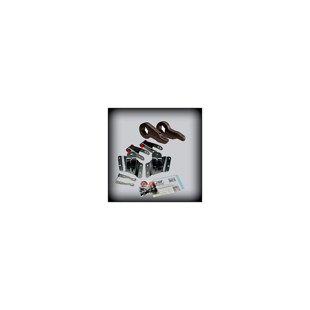 1999 – 2006 4WD Chevy Silverado / Sierra 2 Inch Front 4″ Inch Rear Complete Lowering Kit (Not Crew Cab) (Shocks Included) — DJM Suspension DJM2000-2/4