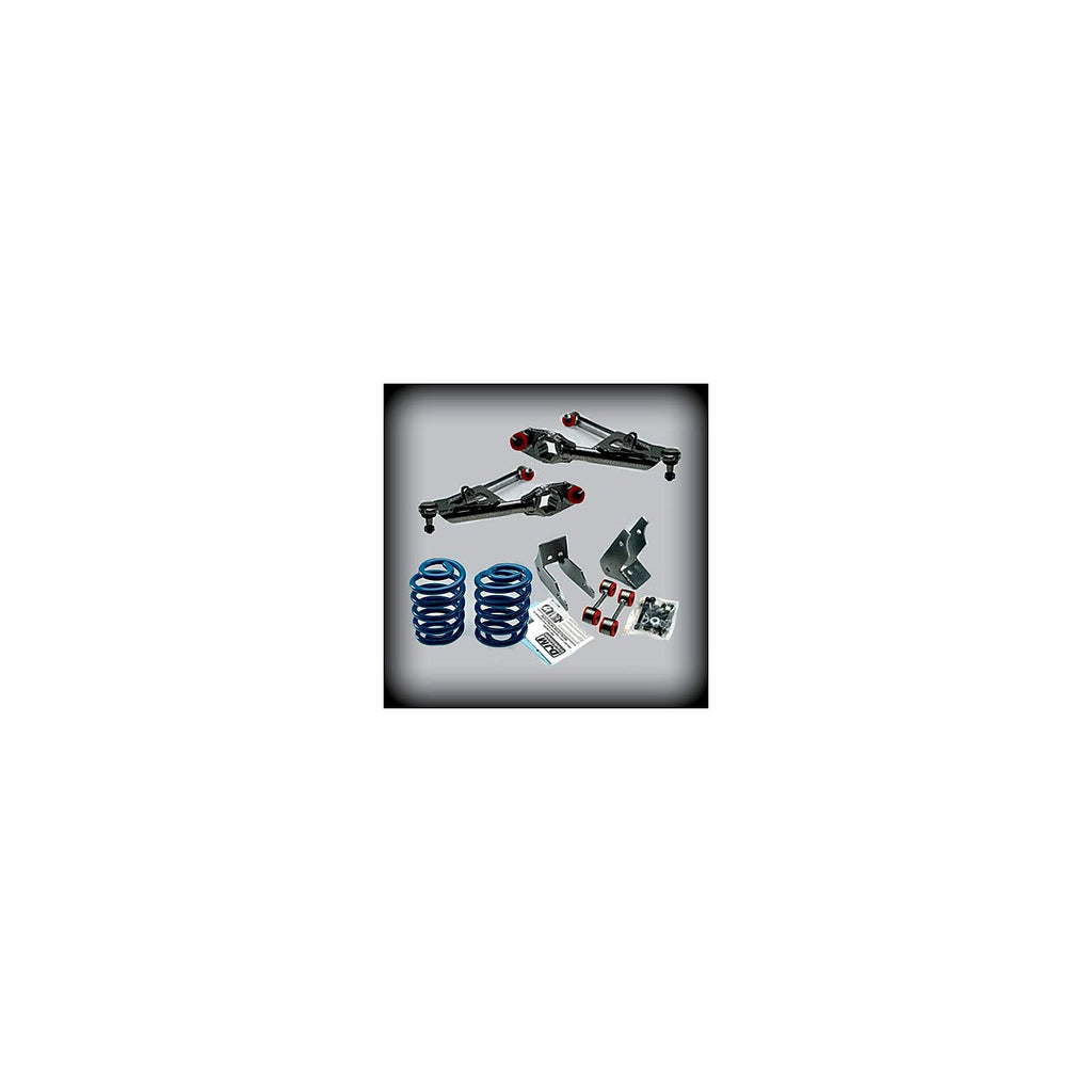 2000-2006 Suburban & Avalanche 2WD / 4WD 3 inch Front / 5 inch Rear Complete Lowering Kit (Shocks Included) — DJM Suspension DJM2000-3/5