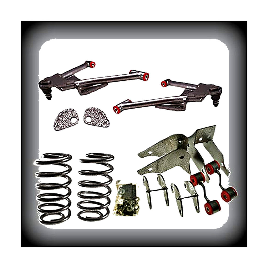 2007-2014 Chevy/GMC Tahoe, Suburban, Avalanche 2 inch Front / 4 inch Rear Lowering Kit (Shocks Included) — DJM Suspension DJM2007-2/4