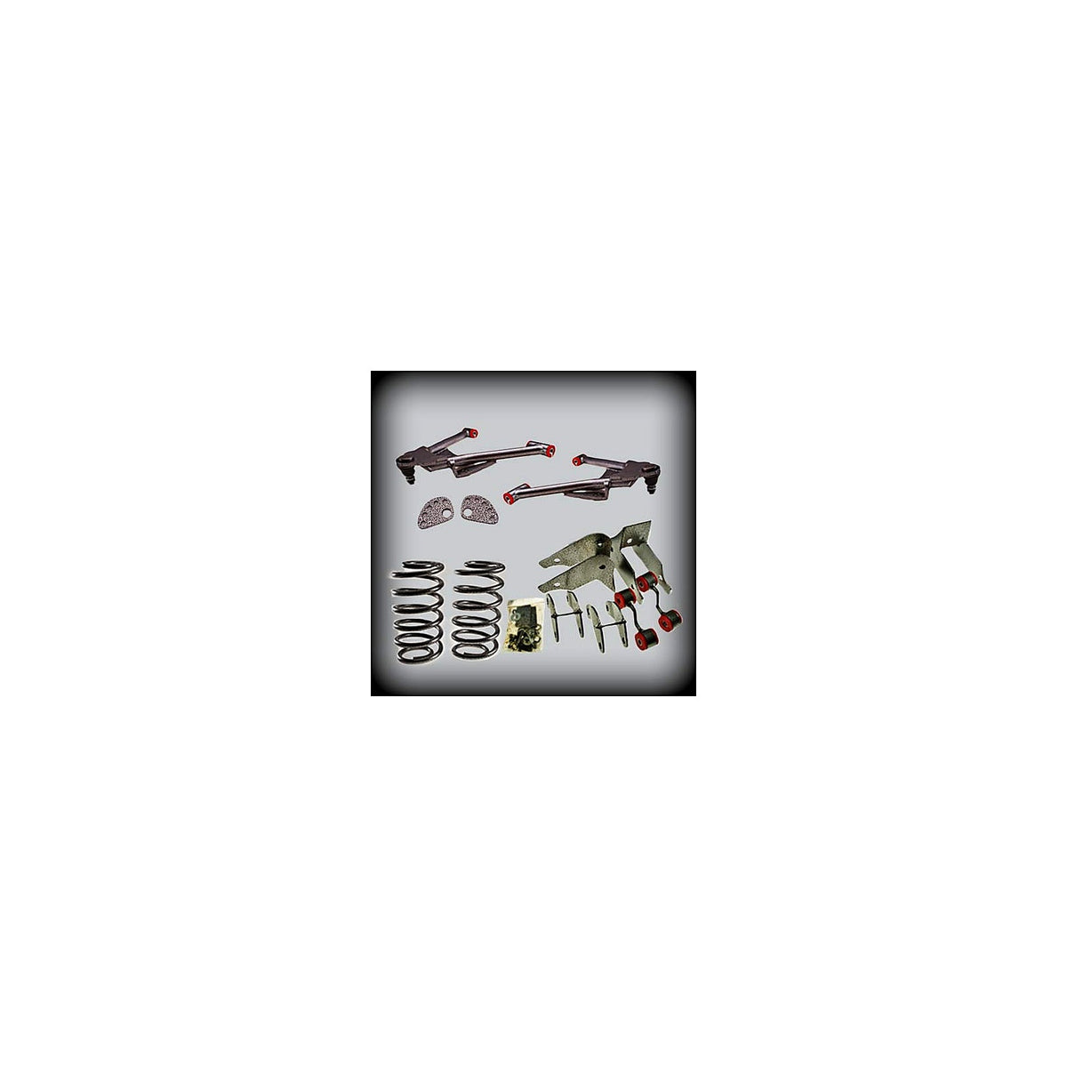 2007-2014 Chevy/GMC Tahoe, Suburban, Avalanche 2 inch Front / 4 inch Rear Lowering Kit (Shocks Included) — DJM Suspension DJM2007-2/4