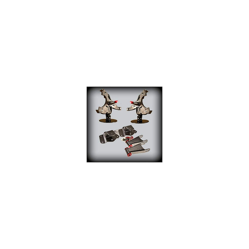 1995-1999 Chevy Tahoe(4 Door) 1992-1999 Chevy Suburban 2 inch Front / 3 inch Complete Rear Lowering Kit (Shocks Included) — DJM Suspension DJM2029-2/3-1