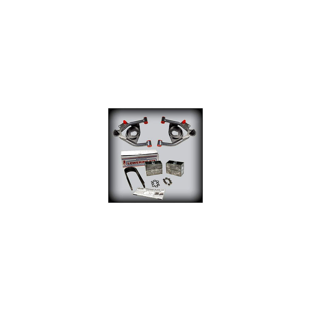 1982-2004 S10/S15 Pick UP 3 inch Front / 4 inch Rear Complete Lowering Kit (Control Arm) — DJM Suspension DJM2331-3/4