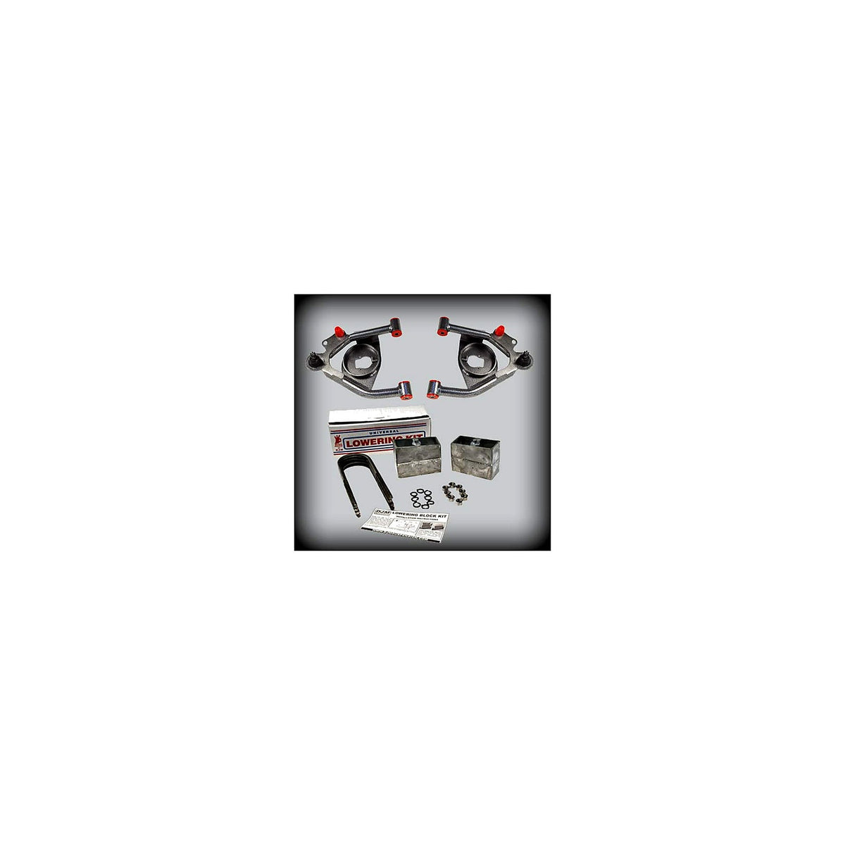 1982-2004 S10/S15 Pick UP 3 inch Front / 4 inch Rear Complete Lowering Kit (Control Arm) — DJM Suspension DJM2331-3/4