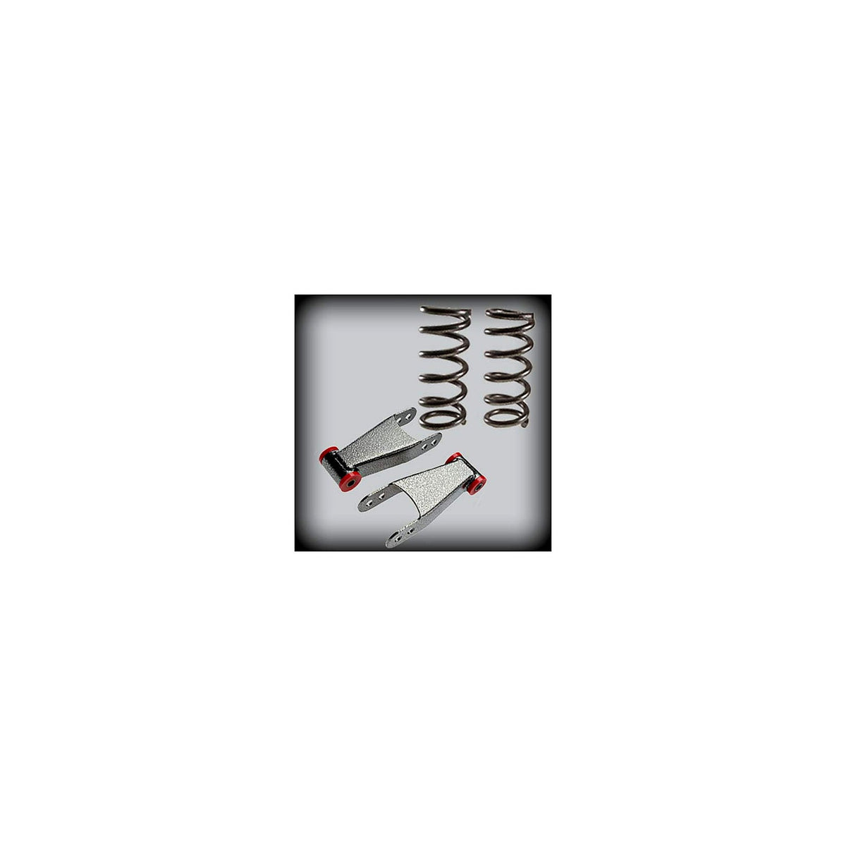 1988-1998 Chevy 1500 2 inch Front / 2 inch Rear Complete Rear Lowering Kit (Shocks Included) — DJM Suspension DJM2351-2/2