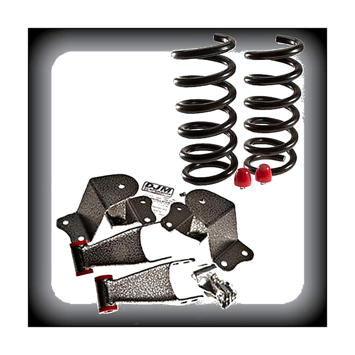 1988-1998 C1500 (V6) 2 inch Front/4 inch Rear Lowering Kit (Shocks Included) — DJM Suspension DJM2351-V6